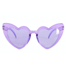 Sunglasses Heart - Purple